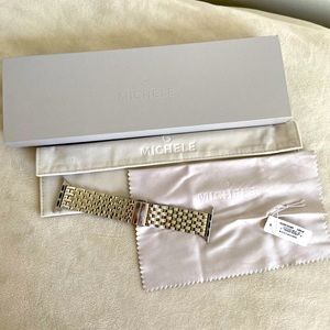 Michele 38mm 7-Link Stainless Steel Bracelet for Apple Watch